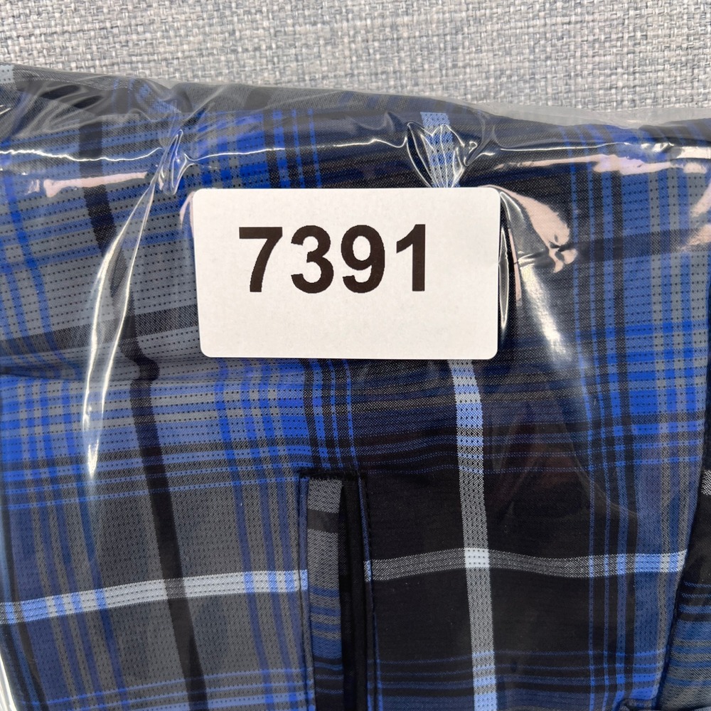 Nike Golf Dri-FIT Plaid Shorts Men 38 Blue Performance Stretch Athletic Preppy - Picture 10 of 10